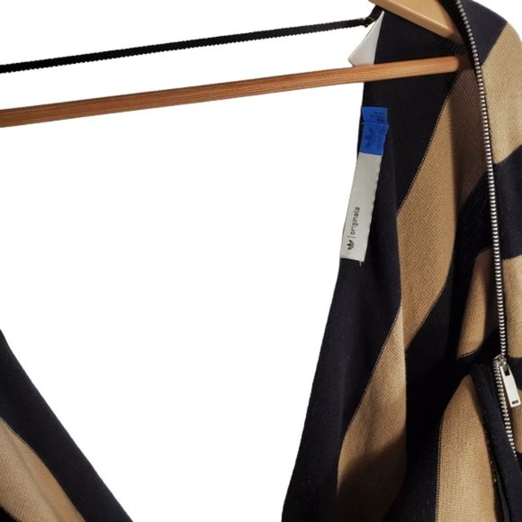 Adidas Knit Shirt Originals Sample Striped Light Sweater Comfy Comfortable M - Picture 9 of 15